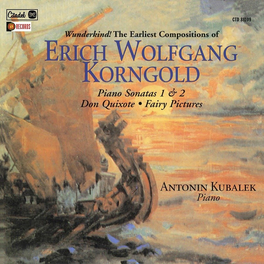 CD Shop - KORNGOLD, ERICH WOLFGANG PIANO SONATAS 1 & 2, DON QUIXOTE, FAIRY PICTURES