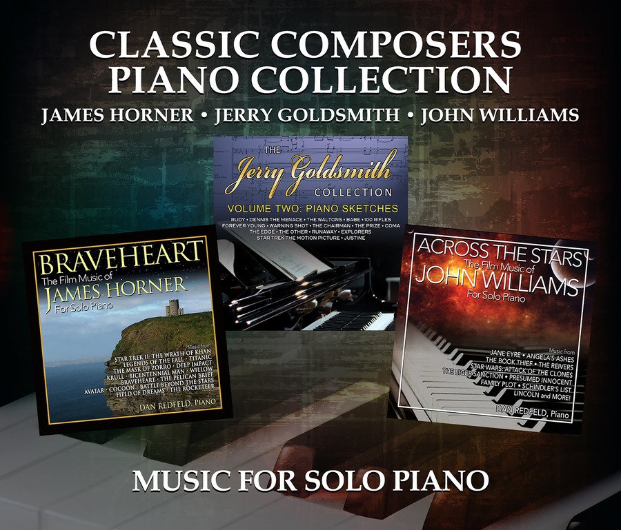 CD Shop - V/A CLASSIC COMPOSERS PIANO COLLECTION:JAMES HORNER/JERRY GOLDSMITH/JOHN WILLIAMS