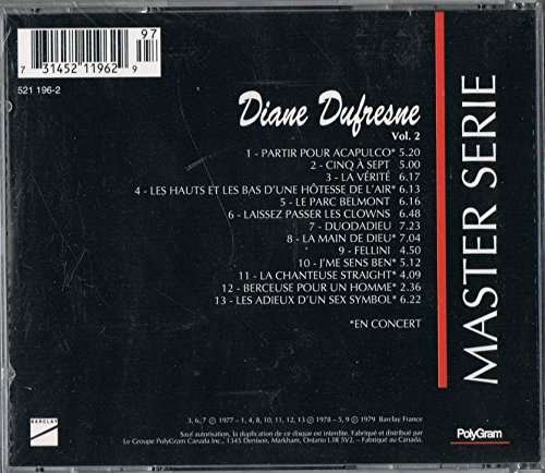 CD Shop - DUFRESNE, DIANE MASTER SERIE VOL.2