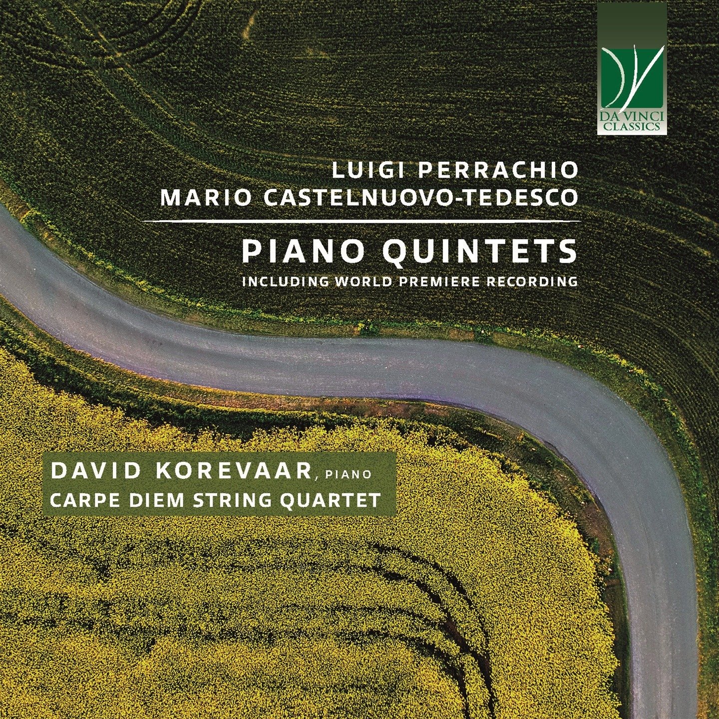 CD Shop - KOREVAAR, DAVID & CARP... LUIGI PERRACHIO & MARIO CASTELNUOVO-TEDESCO: PIANO QUINTETS