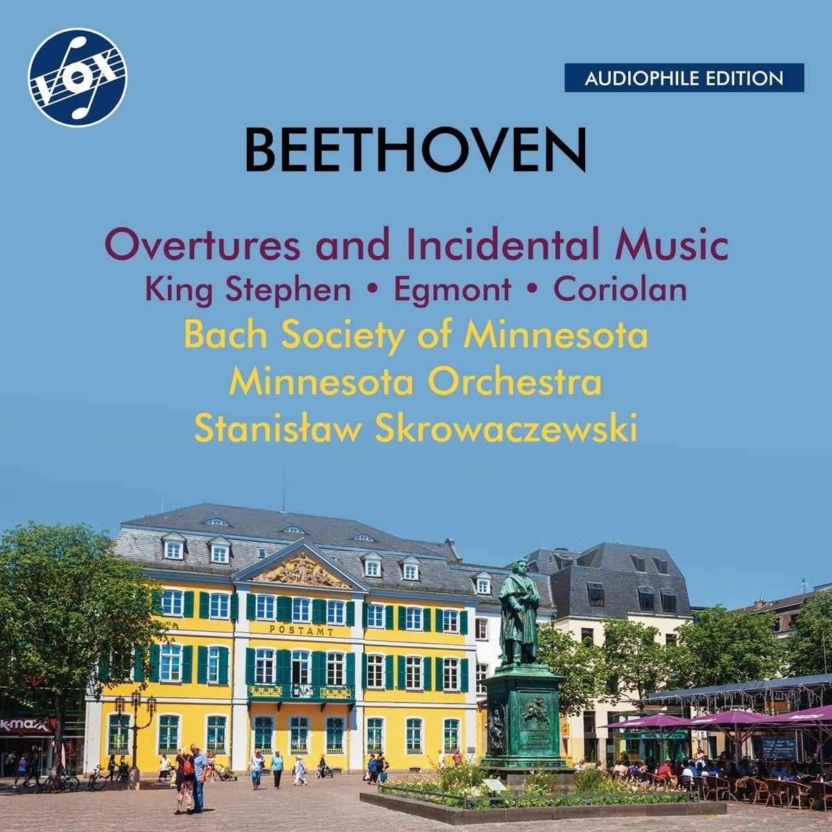 CD Shop - BACH SOCIETY OF MINNESOTA BEETHOVEN: OVERTURES AND INCIDENTAL MUSIC