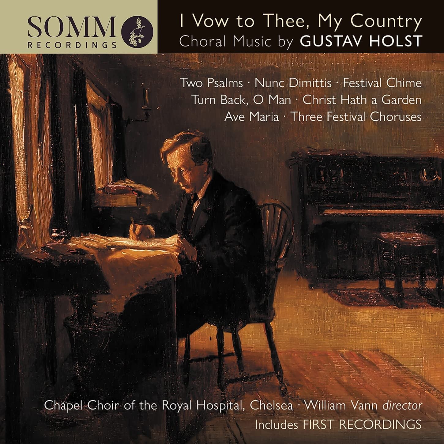 CD Shop - HOLST, GUSTAV I VOW TO THEE, MY COUNTRY: CHORAL MUSIC