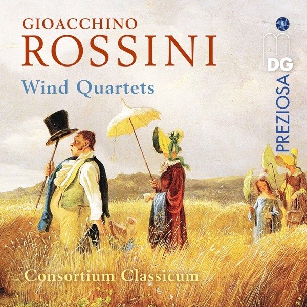 CD Shop - CONSORTIUM CLASSICUM GIOACCHINO ROSSINI: WIND QUARTETS