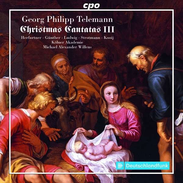 CD Shop - TELEMANN, G.P. CHRISTMAS CANTATAS III: EIN JAUCHZENDES GEDRANGE
