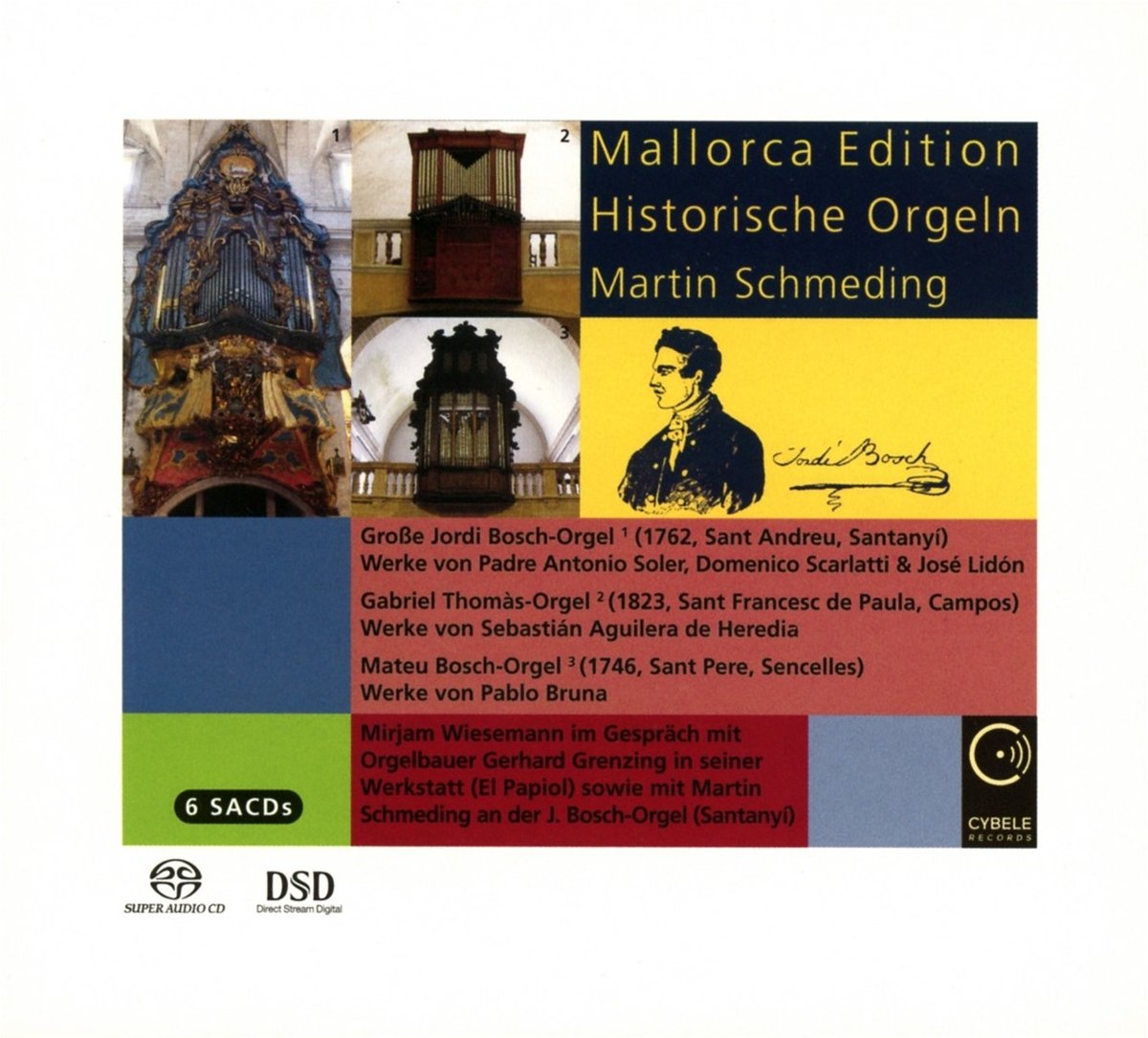 CD Shop - SCHMEDING, MARTIN Mallorca Edition Historische Orgeln