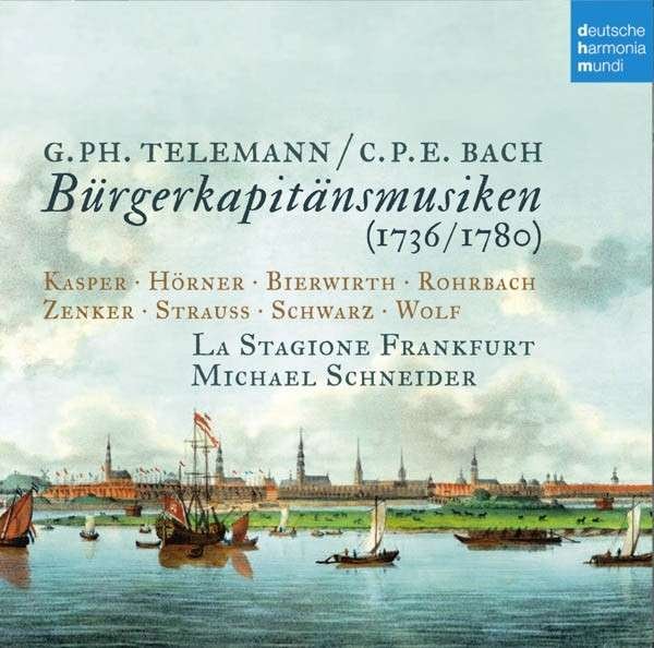 CD Shop - TELEMANN/C.P.E. BACH BURGERKAPITANSMUSIKEN