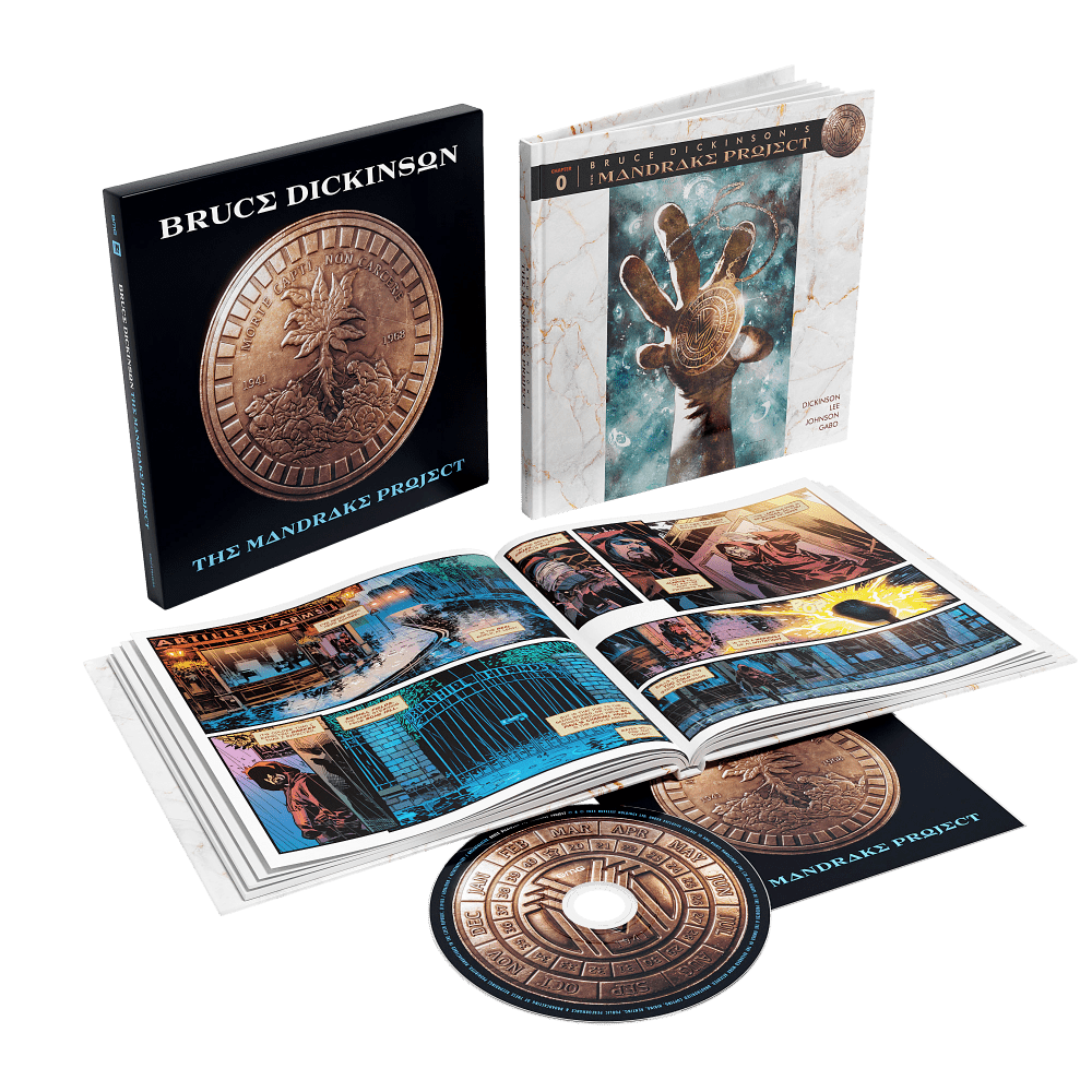 CD Shop - DICKINSON, BRUCE THE MANDRAKE PROJECT (DELUXE EDITION) (CD BOOK)