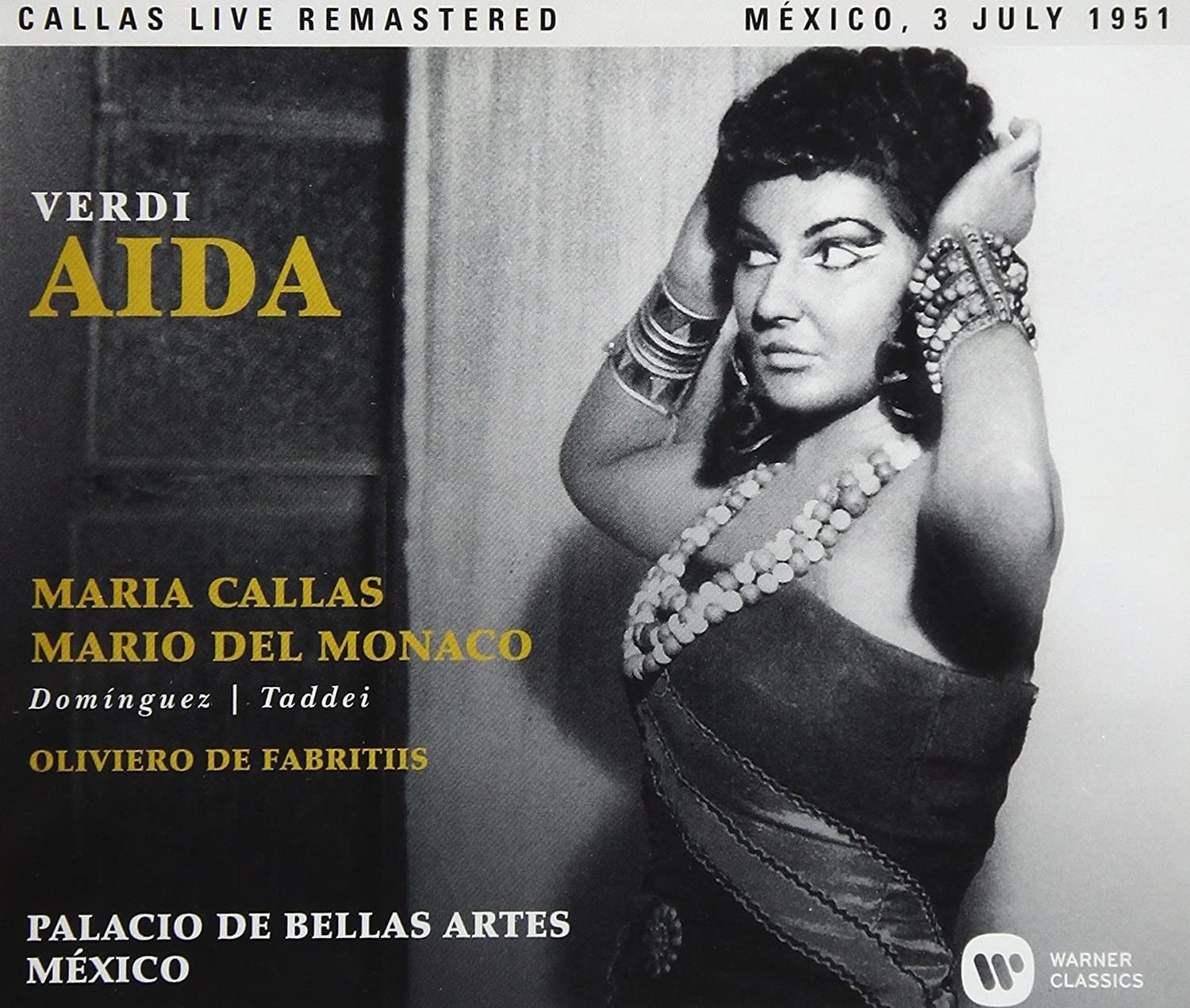 CD Shop - VERDI, GIUSEPPE Aida - 1951 Mexico Live