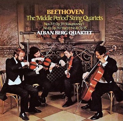 CD Shop - ALBAN BERG QUARTET Beethoven the Middle Period String Quartets