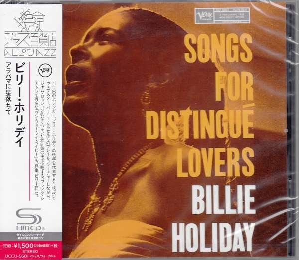 CD Shop - HOLIDAY, BILLIE SONGS FOR DISTINGUE LOVERS
