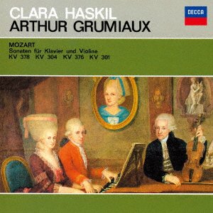 CD Shop - GRUMIAUX, ARTHUR Mozart: Violin Sonatas K.378. 304. 376 & 301