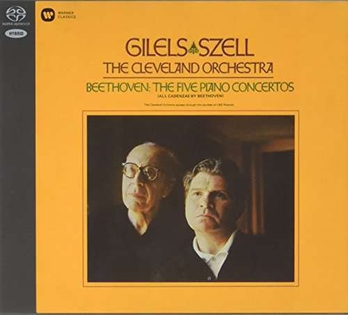 CD Shop - GILELS, EMIL / GEORGE SZE Beethoven: Five Piano Concertos
