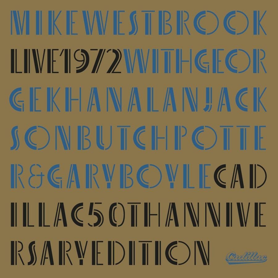CD Shop - WESTBROOK, MIKE LIVE 1972