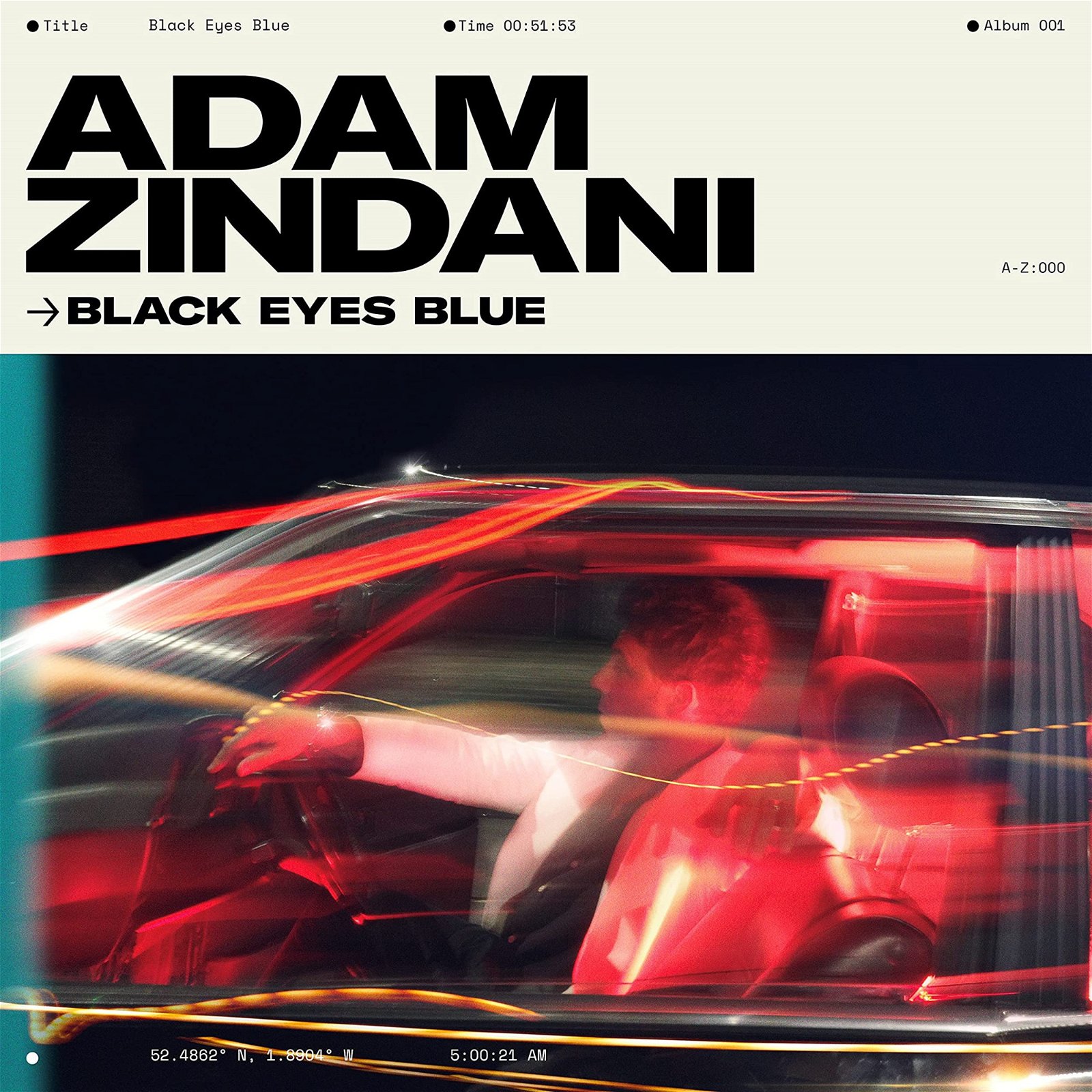 CD Shop - ZINDANI, ADAM BLACK EYES BLUE