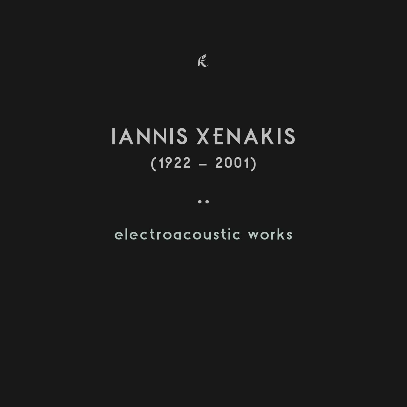CD Shop - XENAKIS, IANNIS ELECTROACOUSTIC WORKS