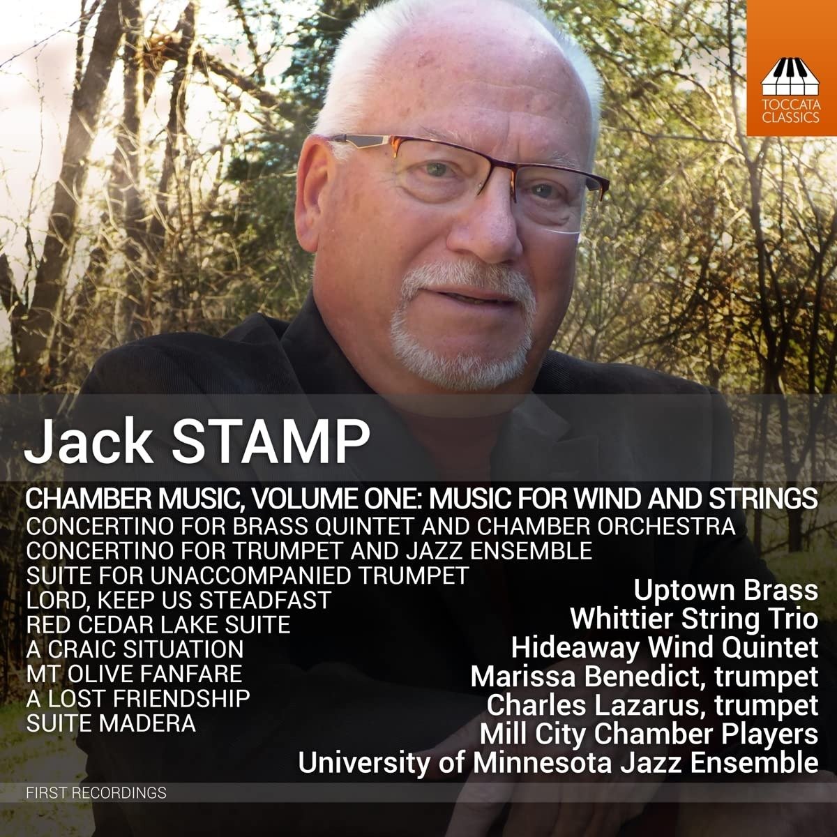 CD Shop - UPTOWN BRASS / WHITTIER S JACK STAMP: CHAMBER MUSIC VOL. 1