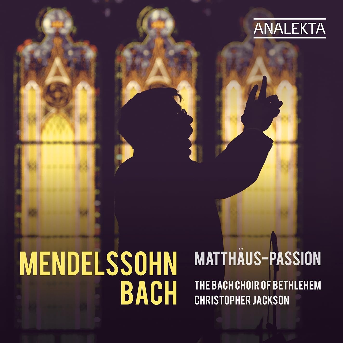 CD Shop - BACH CHOIR OF BETHLEHEM MENDELSSOHN & BACH: MATTHAUS-PASSION