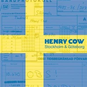 CD Shop - HENRY COW STOCKHOLM & GOTEBORG