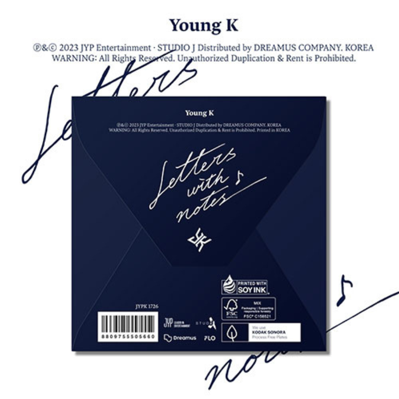 CD Shop - YOUNG K LETTERS WITH NOTES