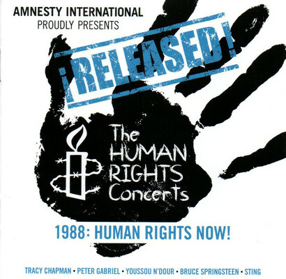 CD Shop - V/A RELEASED! THE HUMAN RIGHTS CONCERT