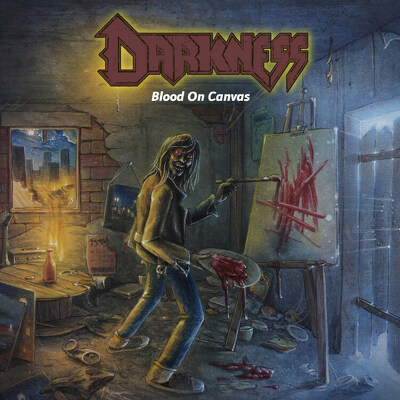 CD Shop - DARKNESS BLOOD ON CANVAS