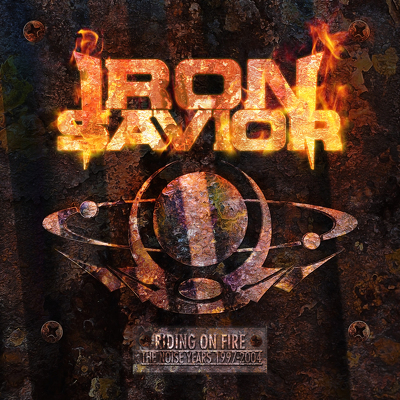 CD Shop - IRON SAVIOR RIDING ON FIRE - THE NOISE YEARS