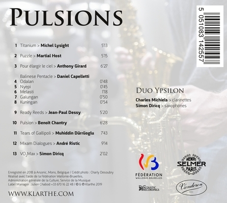 CD Shop - CHARLES MICHIELS, SIMON DIRICQ PULSION