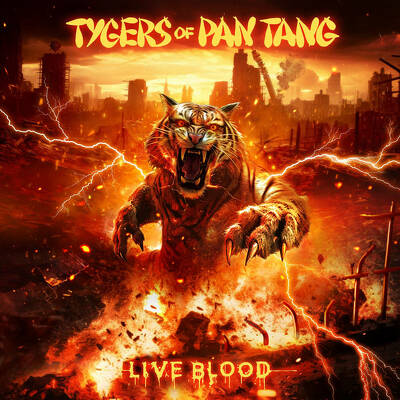 CD Shop - TYGERS OF PAN TANG LIVE BLOOD