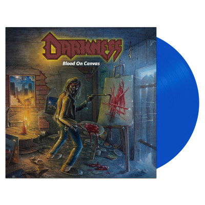 CD Shop - DARKNESS BLOOD ON CANVAS BLUE LTD.