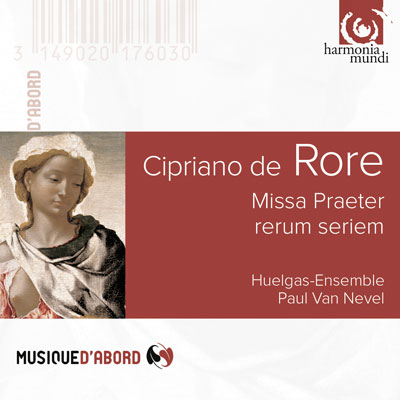 CD Shop - RORE MISSA PRAETER RERUM SERIEM