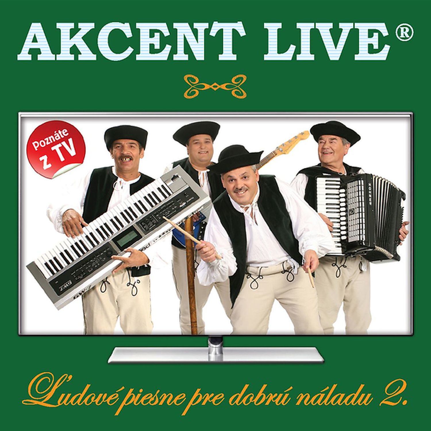 CD Shop - AKCENT LIVE LUDOVE PIESNE PRE DOBRU NALADU 2