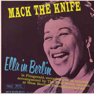 CD Shop - FITZGERALD ELLA MACK THE KNIFE: live in Berlin